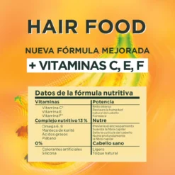 Fructis Hair Food Mascarilla Cabello 3 en 1 Banana