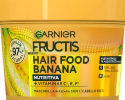 Fructis Hair Food Mascarilla Cabello 3 en 1 Banana