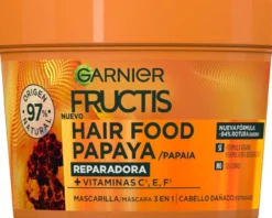 Fructis Hair Food Mascarilla Cabello 3 en 1 Papaya