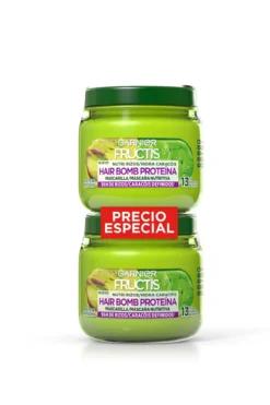 Fructis Mascarilla Capilar Nutri Rizos Hair Bomb Proteína