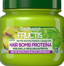 Fructis Mascarilla Capilar Nutri Rizos Hair Bomb Proteína