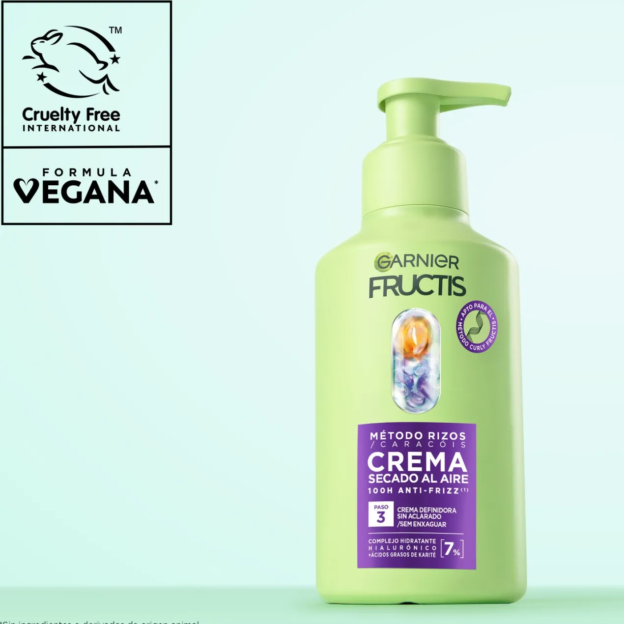 Fructis Método Rizos Crema de Secado al Aire Paso 3