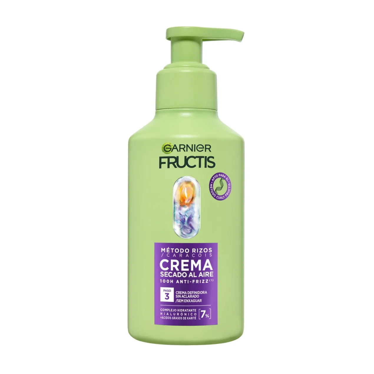 Fructis Método Rizos Crema de Secado al Aire Paso 3