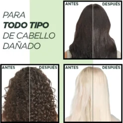Fructis Tratamiento Intensivo Keratin Filler Adiós Daños con Aceite de Marula para cabello dañado