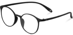Gafas Redondas Flexibles Negro