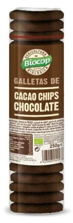 Galletas Cacao con Chips de Chocolate