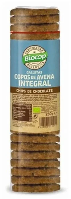 Galletas de Copos de Avena Integral con Chocolate