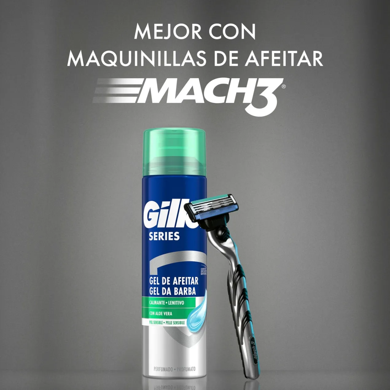 Gel de Afeitar Calmante con Aloe Vera