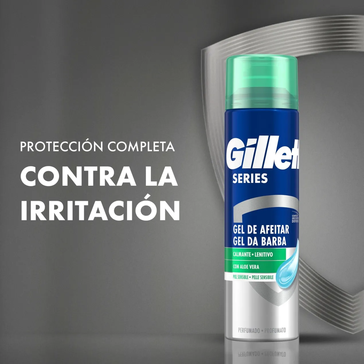 Gel de Afeitar Calmante con Aloe Vera