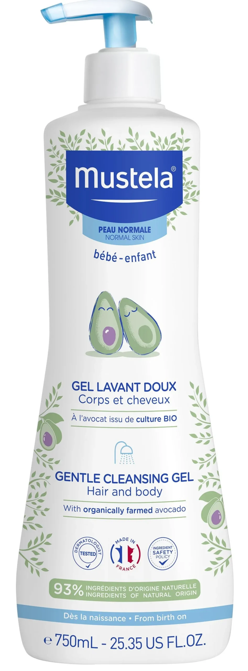 Gel de Baño Suave para Bebés
