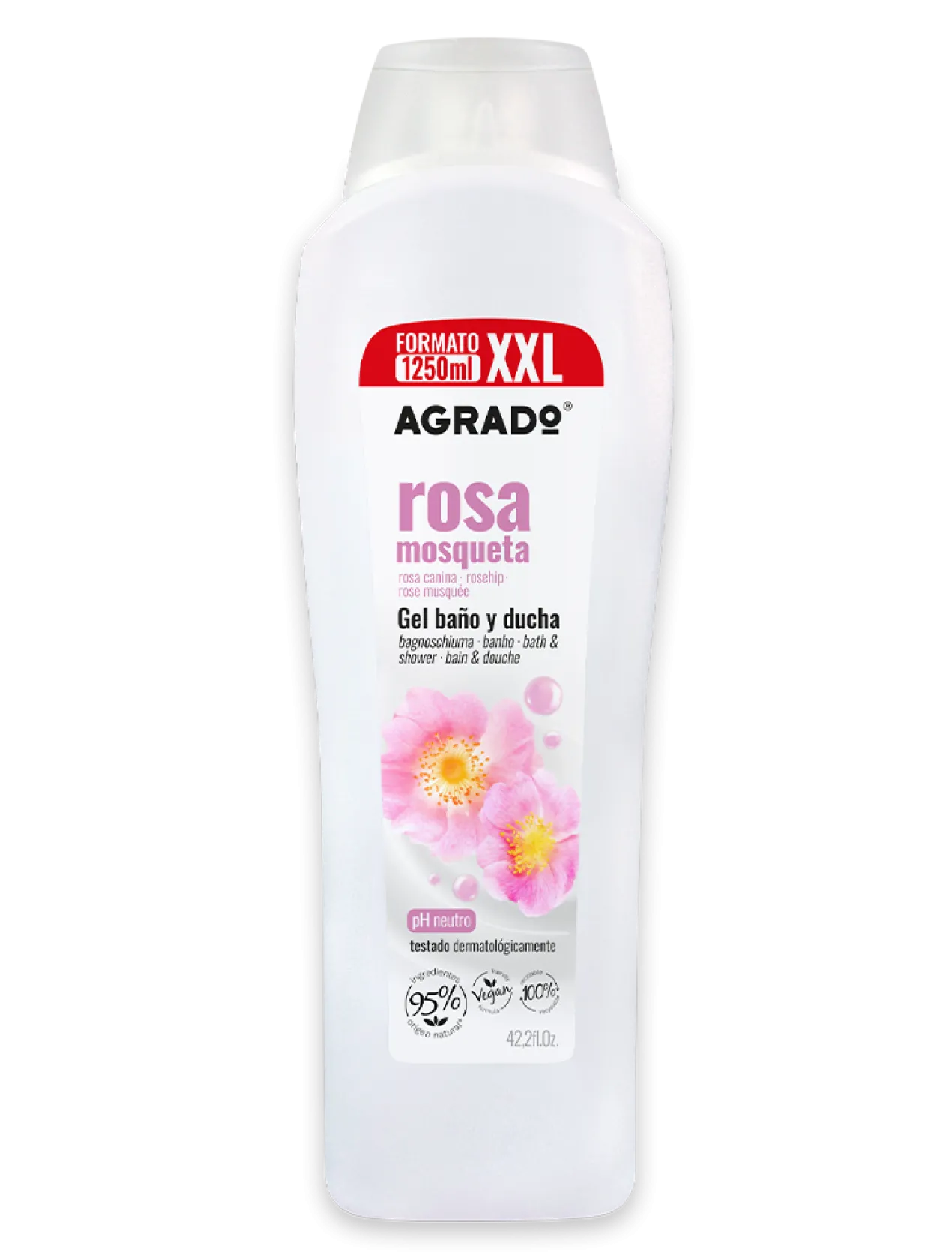 Gel de Baño y Ducha Rosa Mosqueta