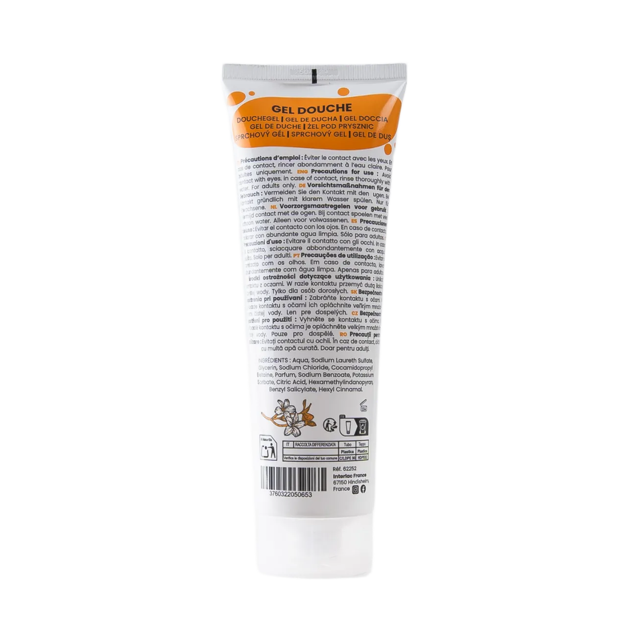 Gel de Ducha Fragancia de las Islas Formato Tubo