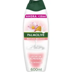Gel de Ducha o Baño Natural Balance Flor de Almendra y Leche