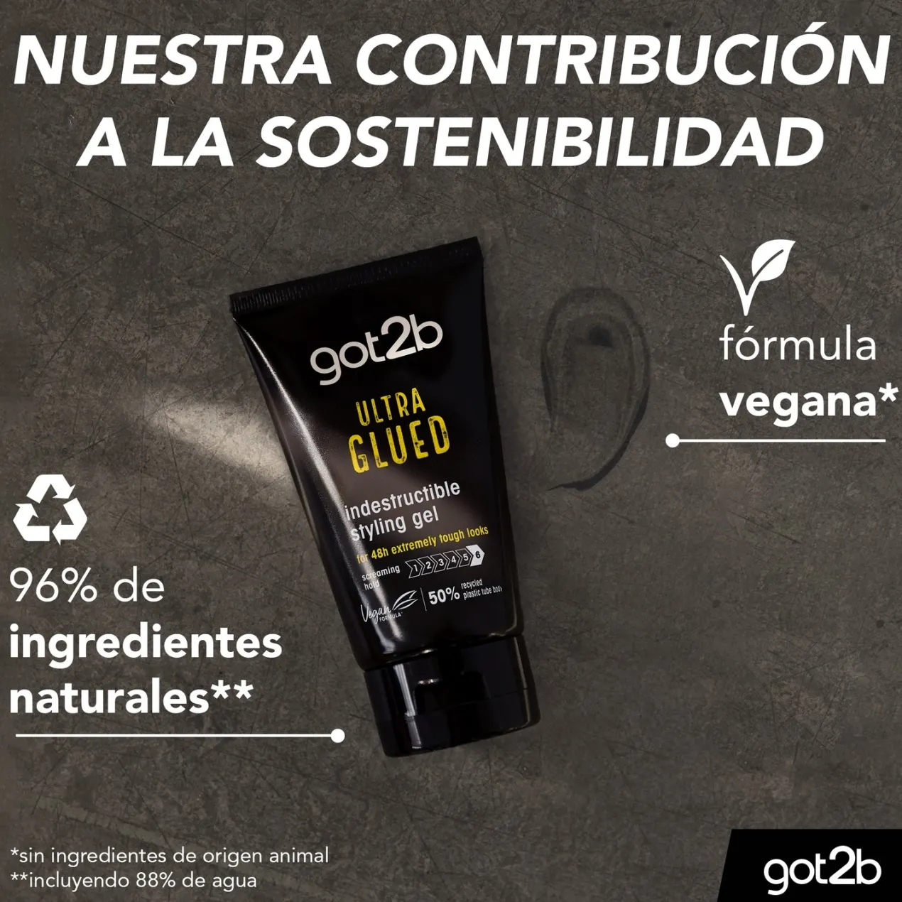 Gel Fijador Ultra Glued Indestructible Styling Gel