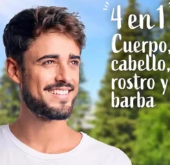 Gel Pino & Eucalipto 4 En 1 Cuerpo, Cabello, Barba y Cara