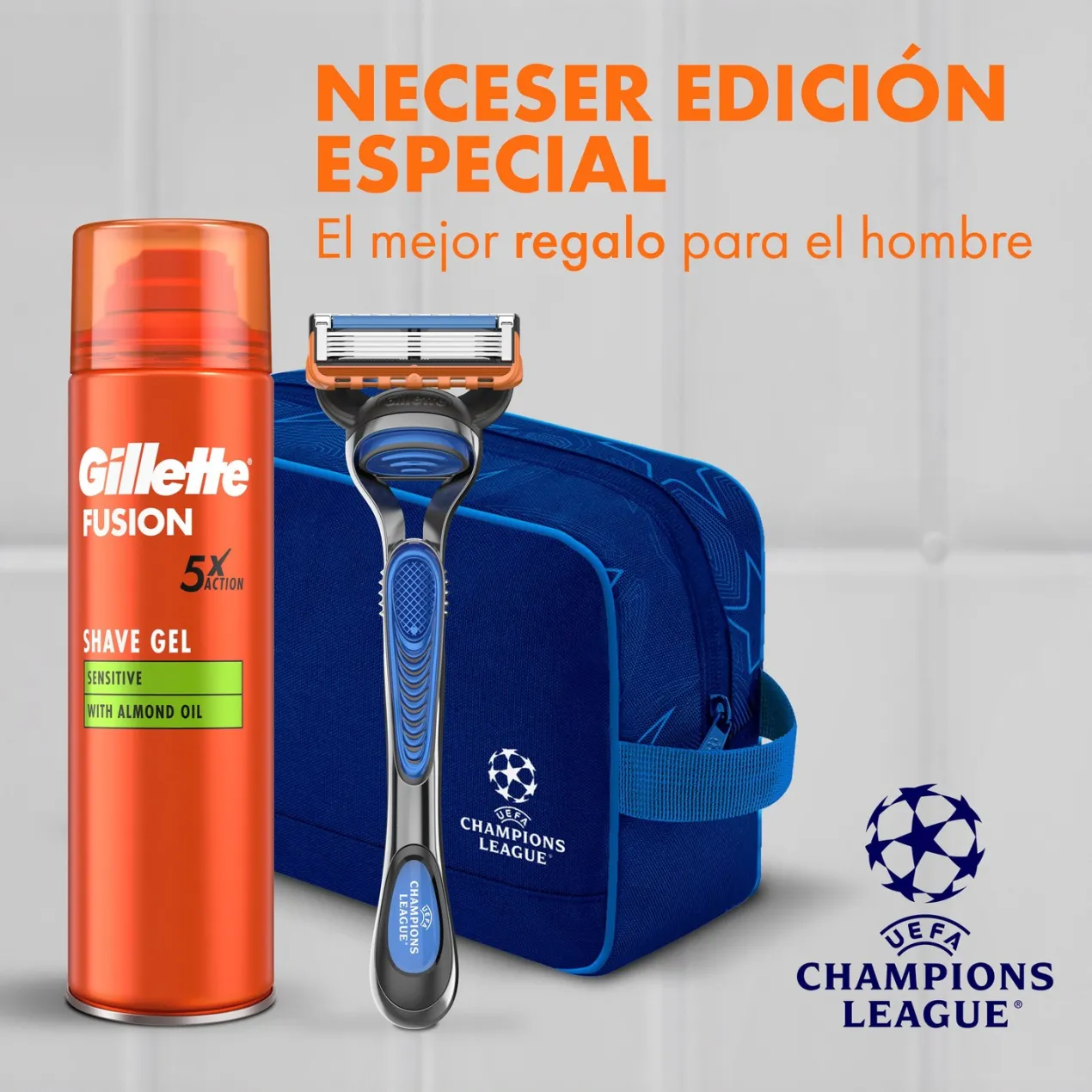 Gillette Fusion5 Pack Especial Champions League Maquinilla de Afeitar