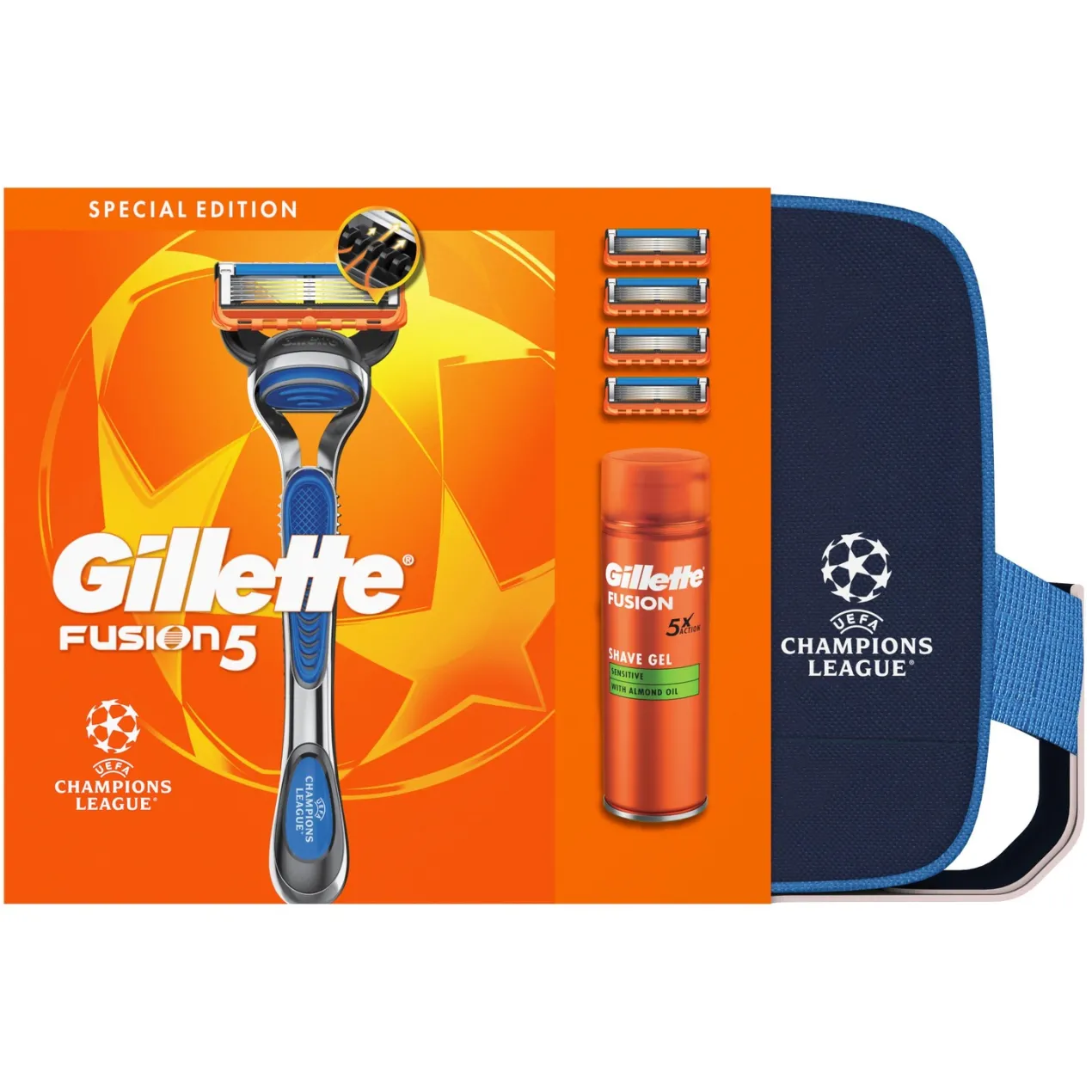 Gillette Fusion5 Pack Especial Champions League Maquinilla de Afeitar
