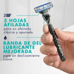 Gillette Mach3 Pack Ahorro 7+1 Recambios Para Maquinillas De Afeitar Para Hombre