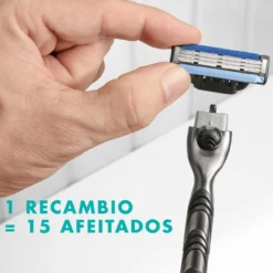 Gillette Mach3 Pack Ahorro 7+1 Recambios Para Maquinillas De Afeitar Para Hombre