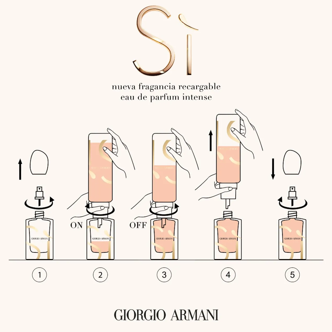 Giorgio Armani Si Intense Eau de Parfum Recargable
