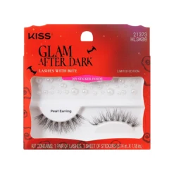Glam After Dark Halloween Pearl Earring Pestañas Postizas