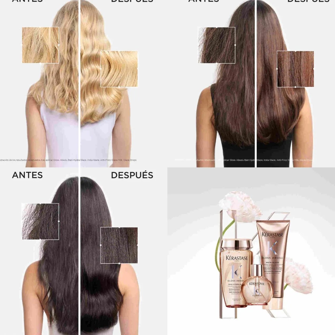 Gloss Absolu Spray Anti-Frizz Glaze Milk
