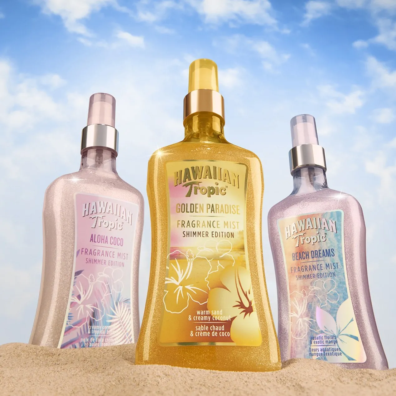 Golden Paradise Body Mist Shimmer Edition