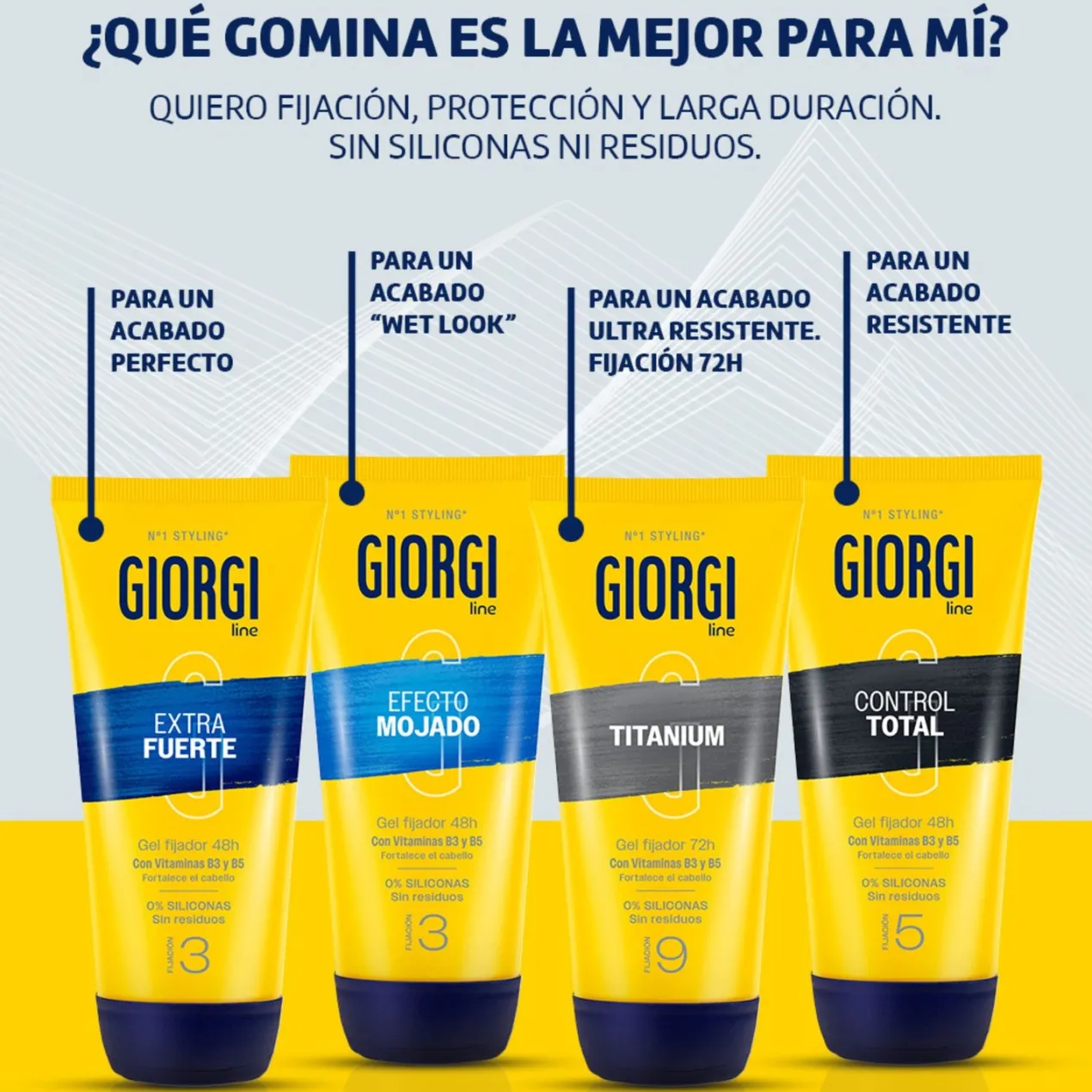 Gomina Control Total Gel Fijador 48H