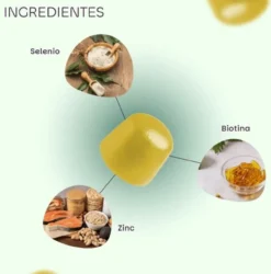 Gummies Biotina Con Zinc Y Selenio