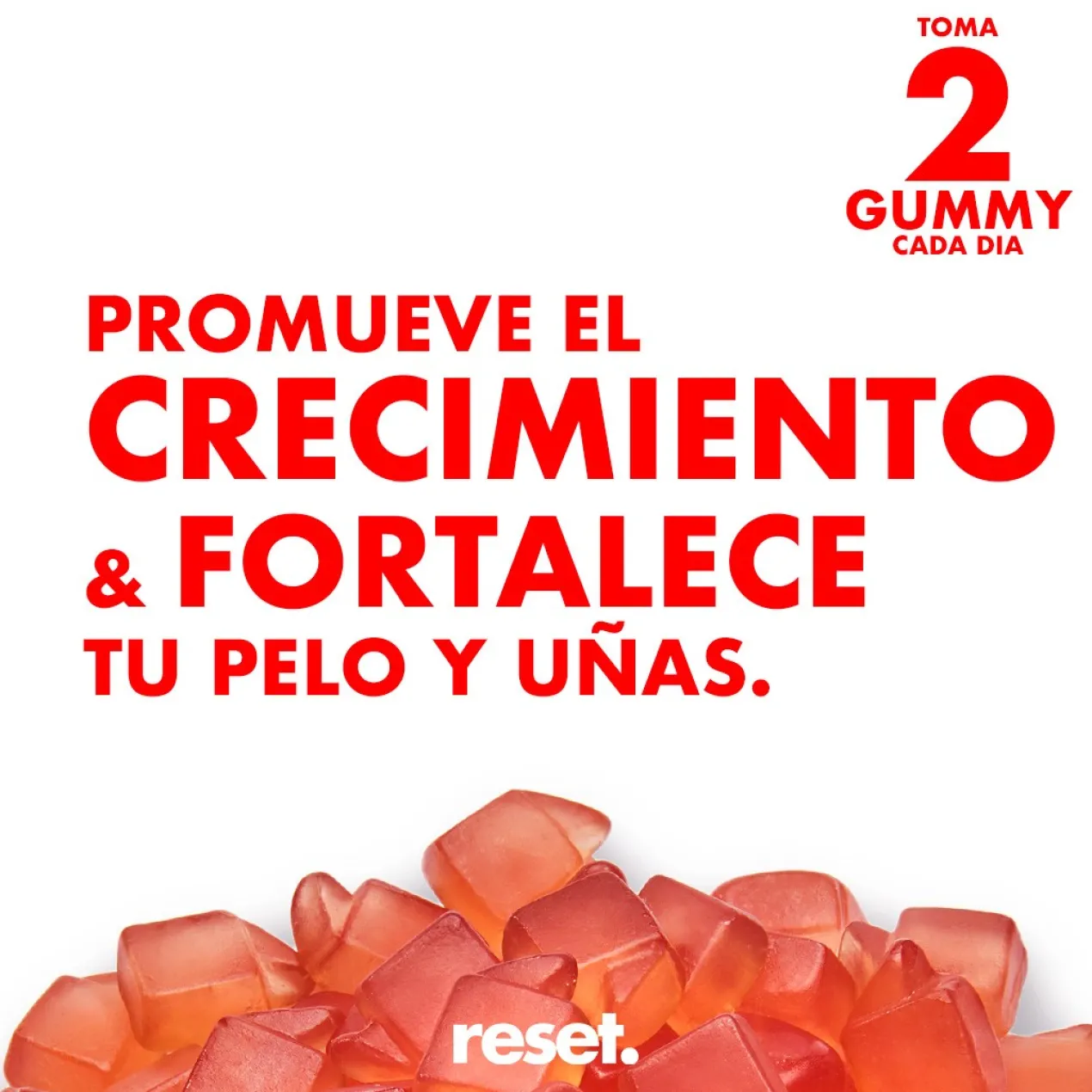 Gummies Vitaminas para el Pelo y Uñas