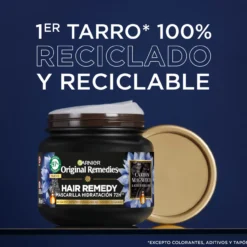 Hair Remedy Mascarilla Hidratación de Carbón Magnético