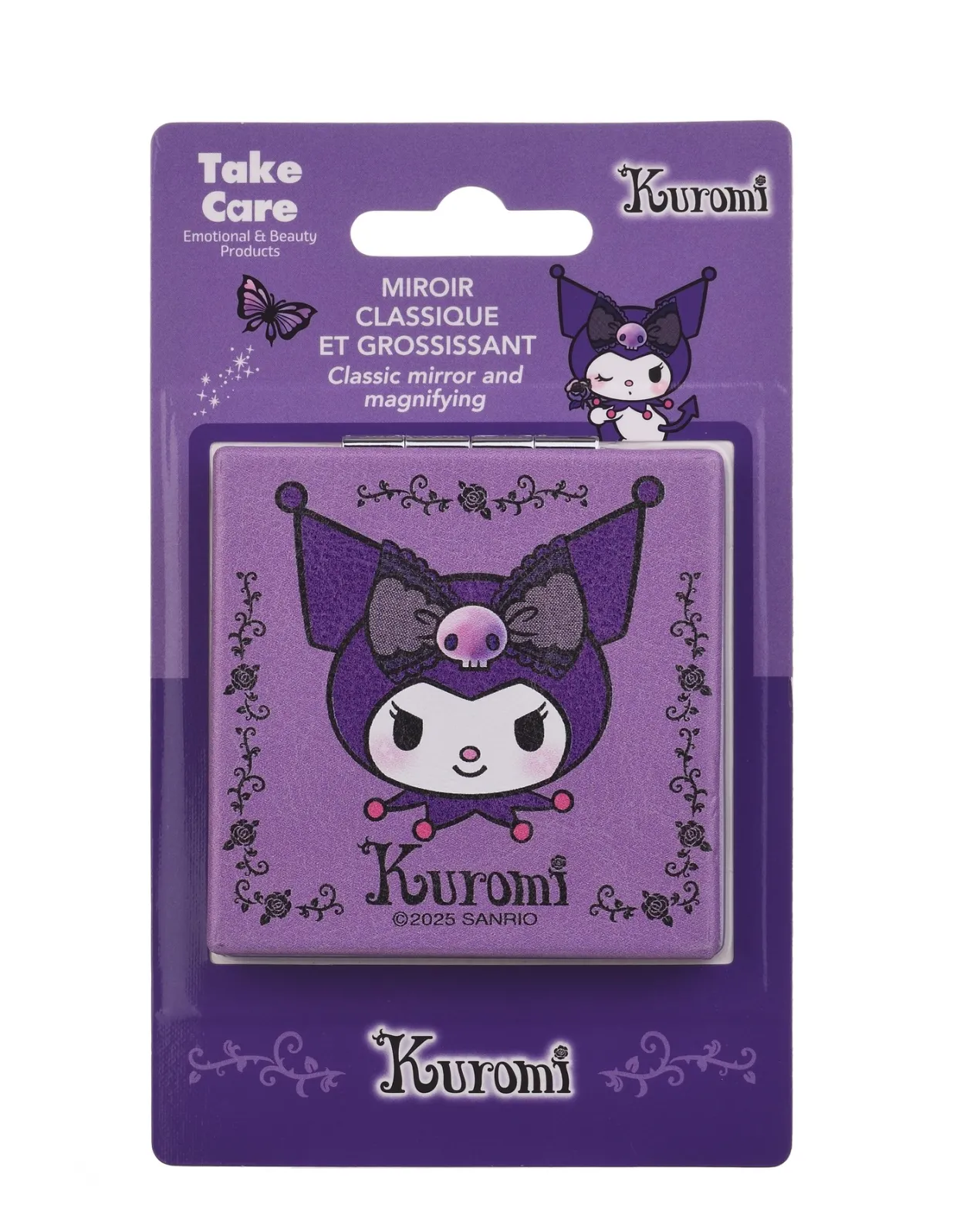Hello Kitty Kuromi Espejo Clásico + Espejo de Aumento