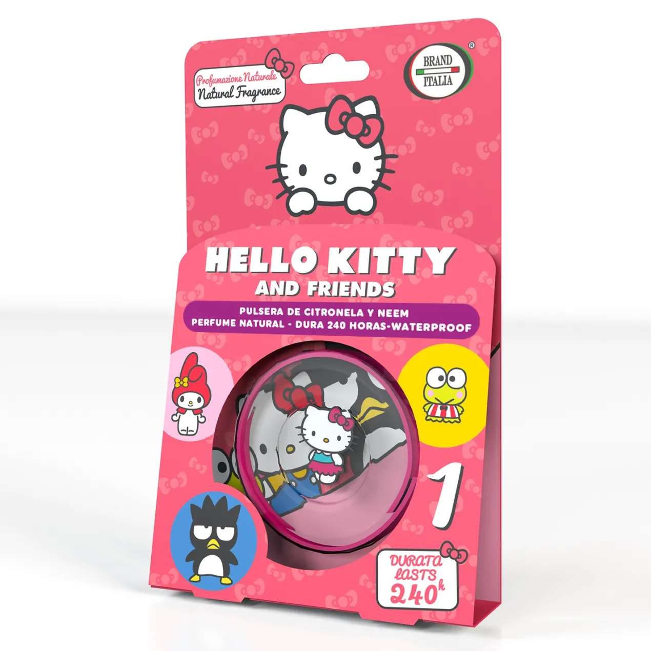 Hello Kitty and Friend Pulsera Antimosquitos