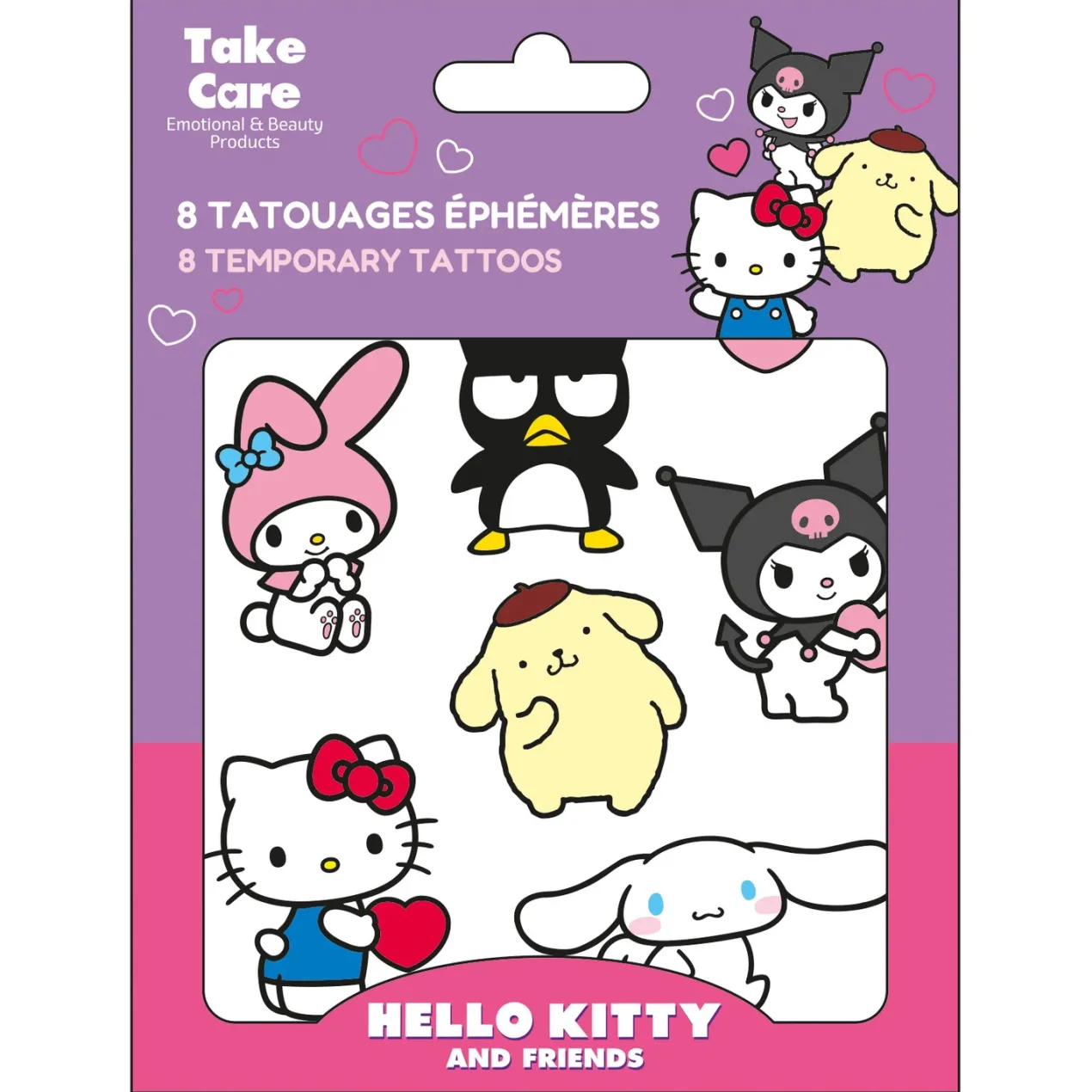 Hello Kitty & Friends Glitter Body Tattoos