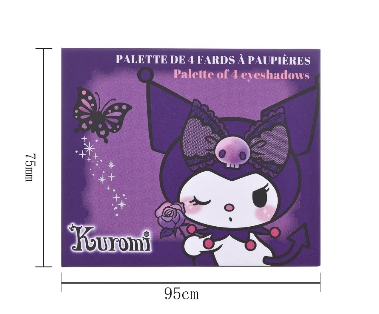 Hello Kitty Kuromi Paleta de Sombras de Ojos