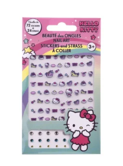 Hello Kitty Pegatinas y Piedras Strass para Decoración de Uñas