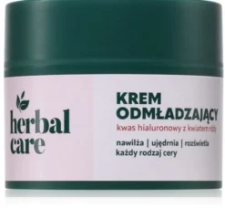 Herbal Care Crema Facial Antiedad con Ácido Hialurónico y Flor de Rosa