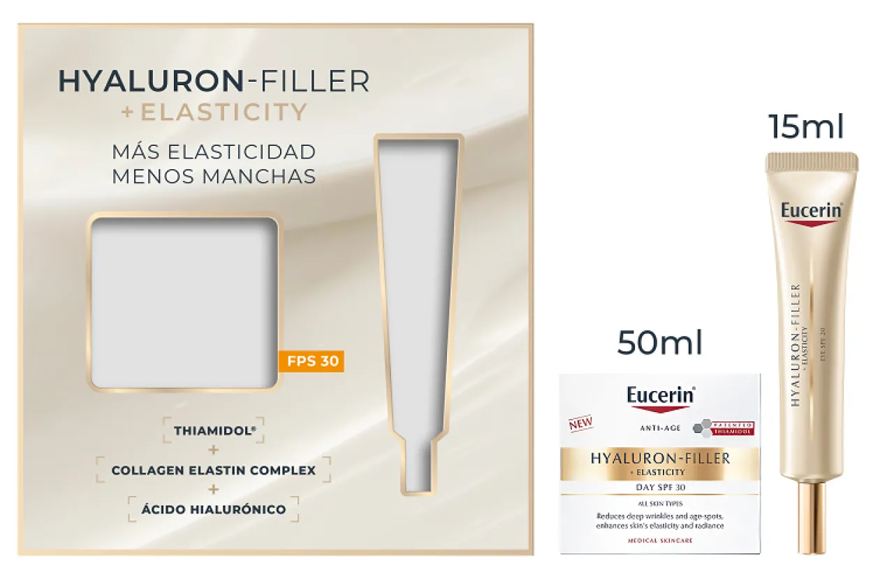 Hyaluron Filler + Elasticity Crema de Dia SPF30 + Contorno de Ojos
