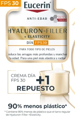 Hyaluron Filler + Elasticity Crema de Día SPF30 + Refill