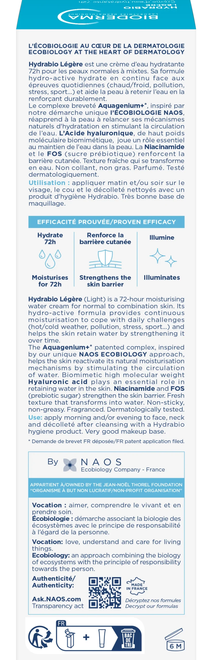 Hydrabio Gel Crema Hidratante