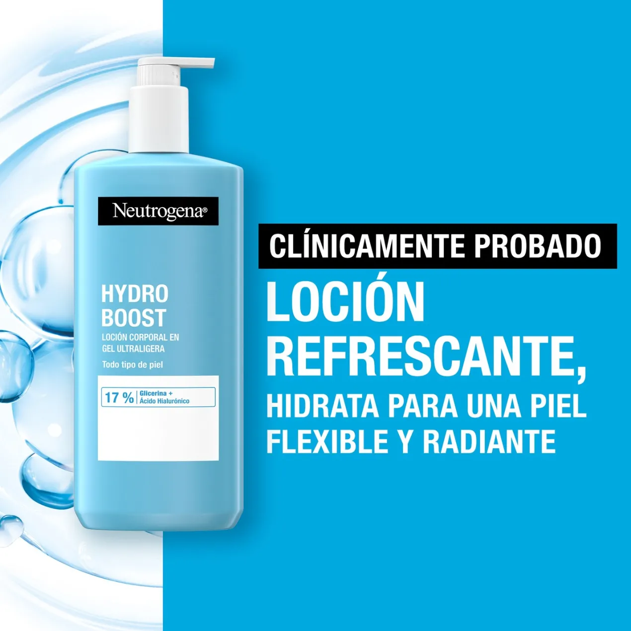 Hydro Boost Crema Hidratante Corporal en Gel Ultraligera