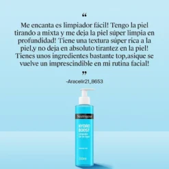 Hydro Boost Limpiador Facial Gel de Agua