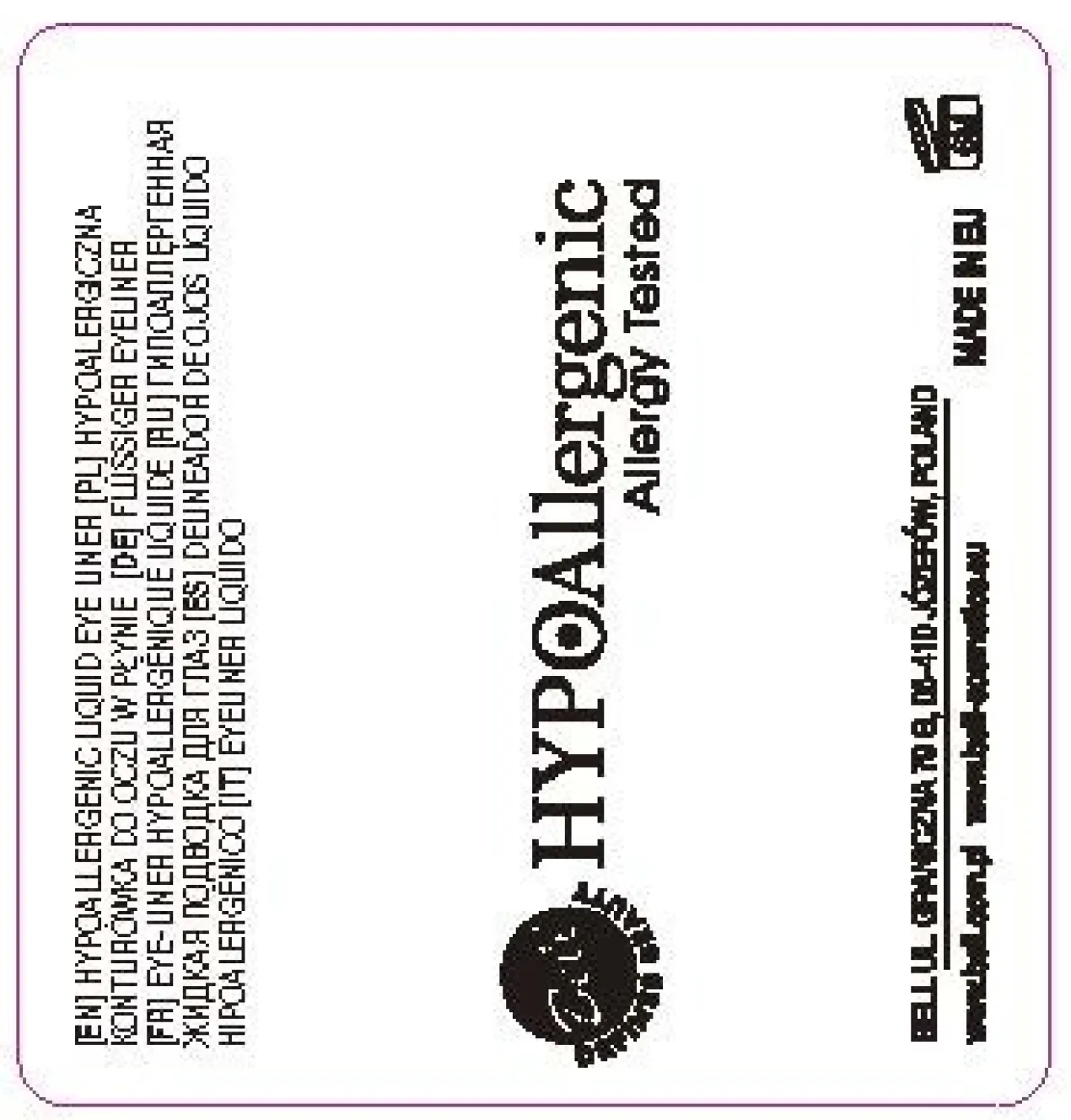 Hypo Lápiz de Ojos Hipoalergénico Long Wear
