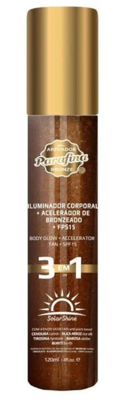 Iluminador Corporal +SPF15 Acelerador del bronceado 3 en 1