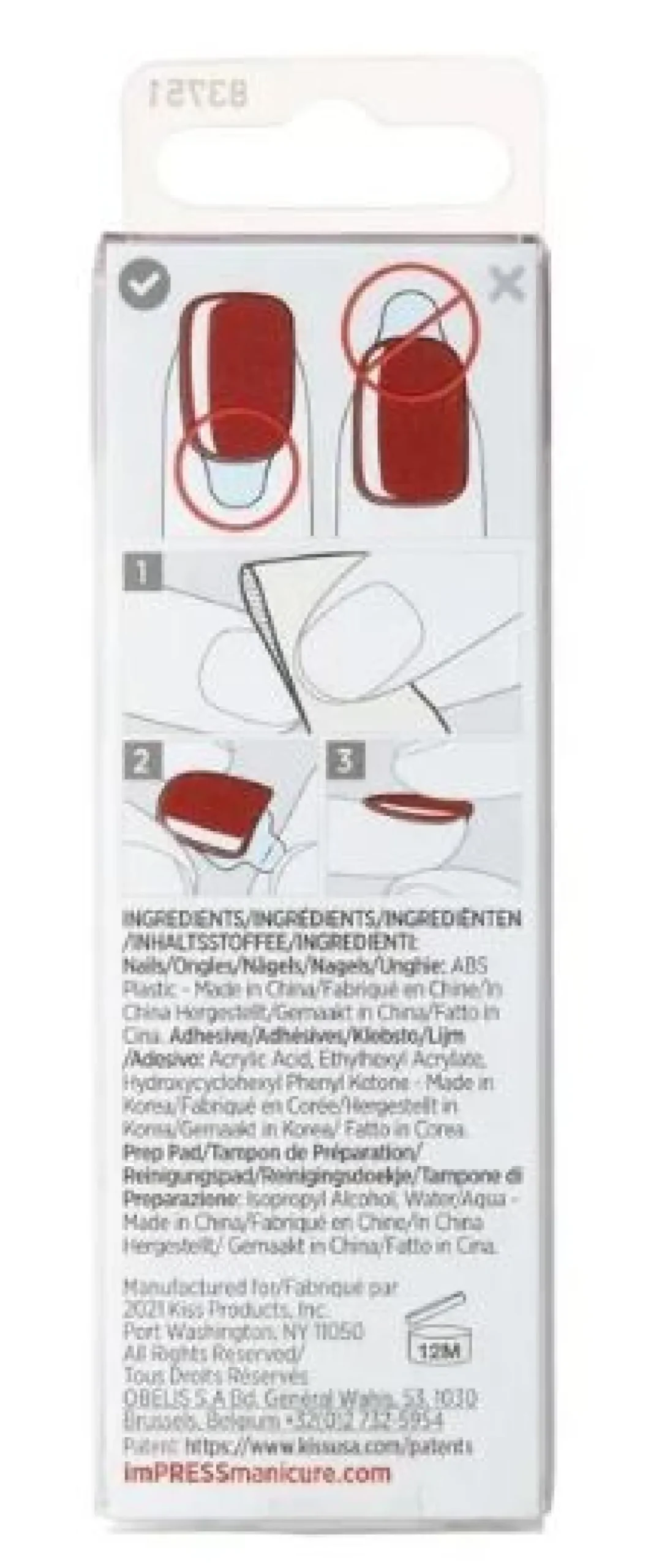 Impress Color Nails Uñas Postizas