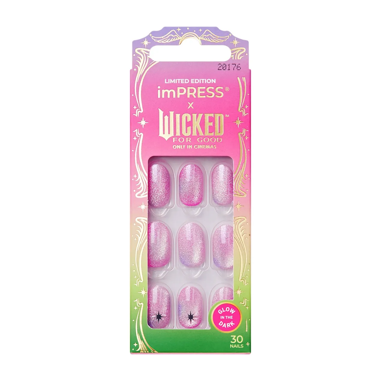 imPRESS x Wicked For Good Shouldn't This Be Pinker? Uñas Postizas