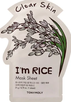 I'm Rice Mask Sheet Mascarilla Facial Iluminadora