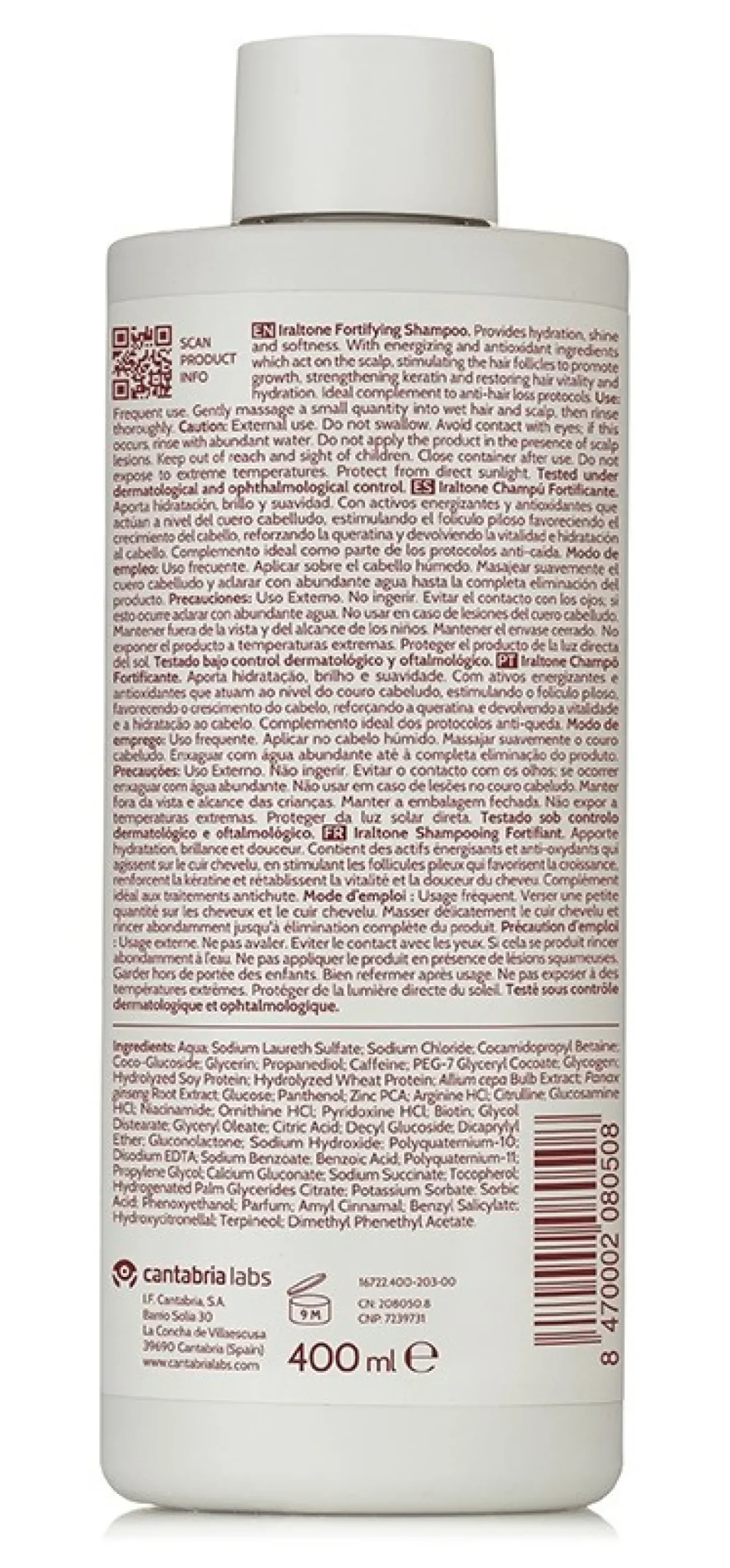 Iraltone Champú Fortificante