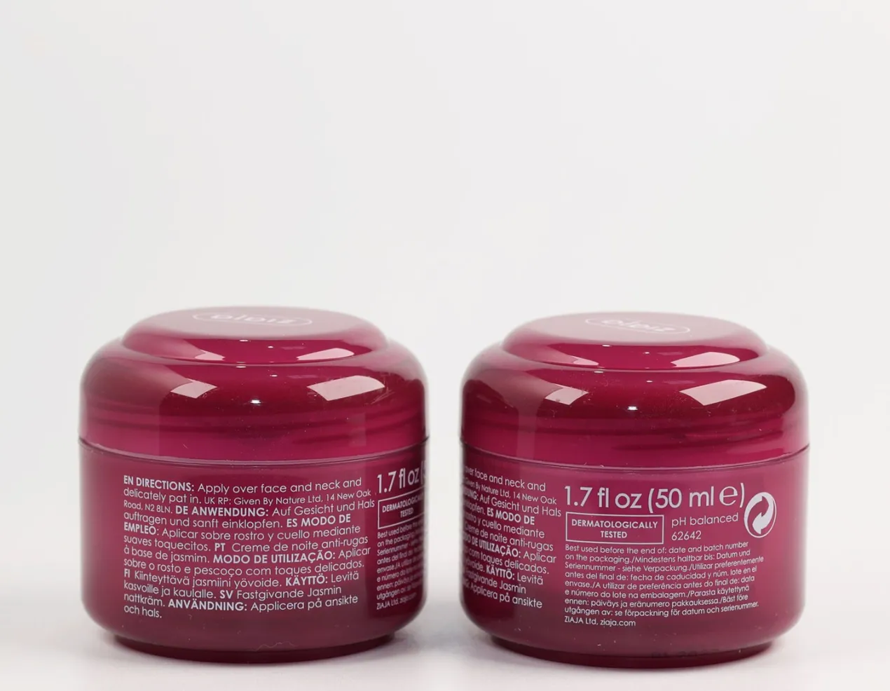 Jazmin Crema Facial de Noche Antiarrugas