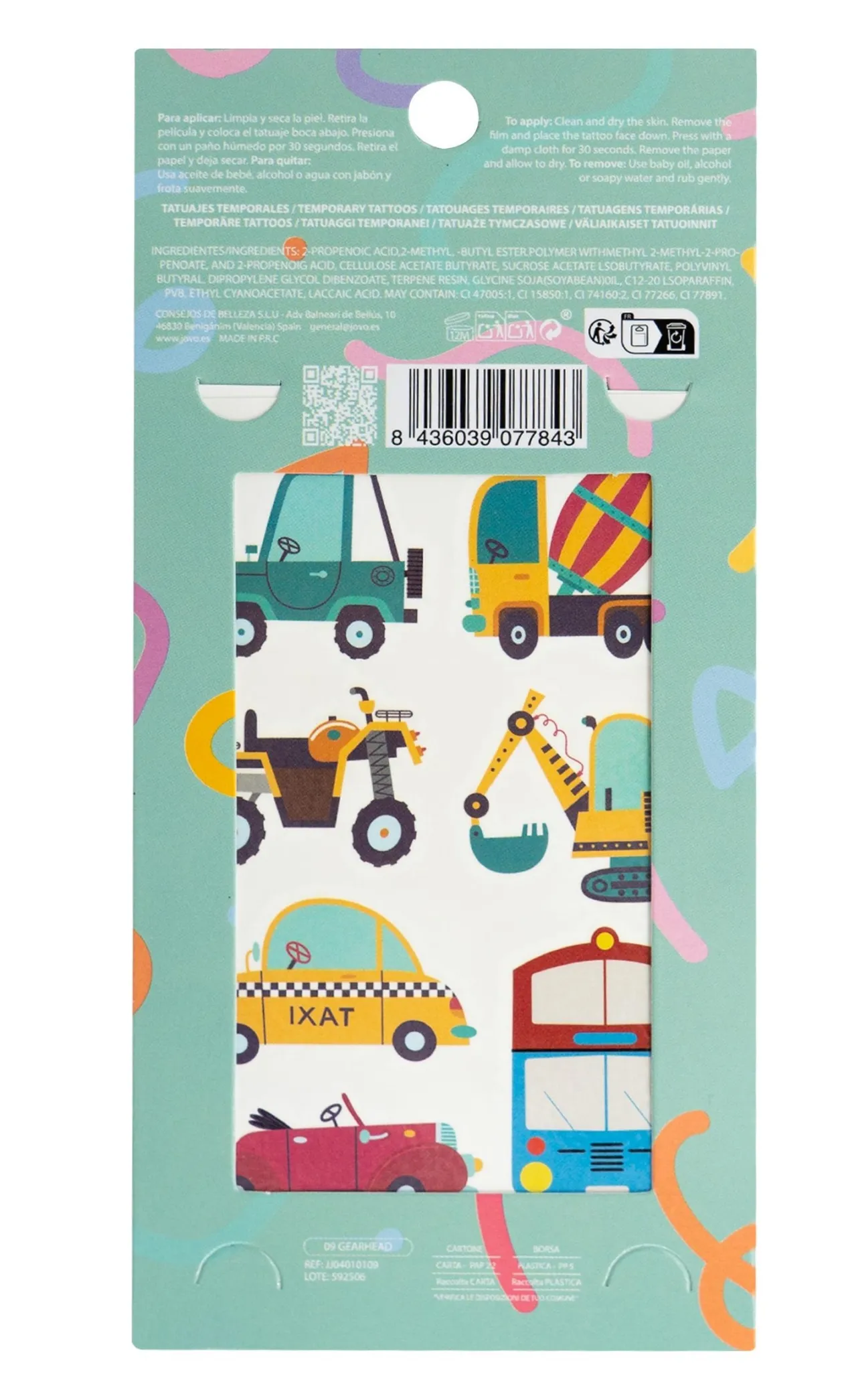 Junior Temporary Tattoos